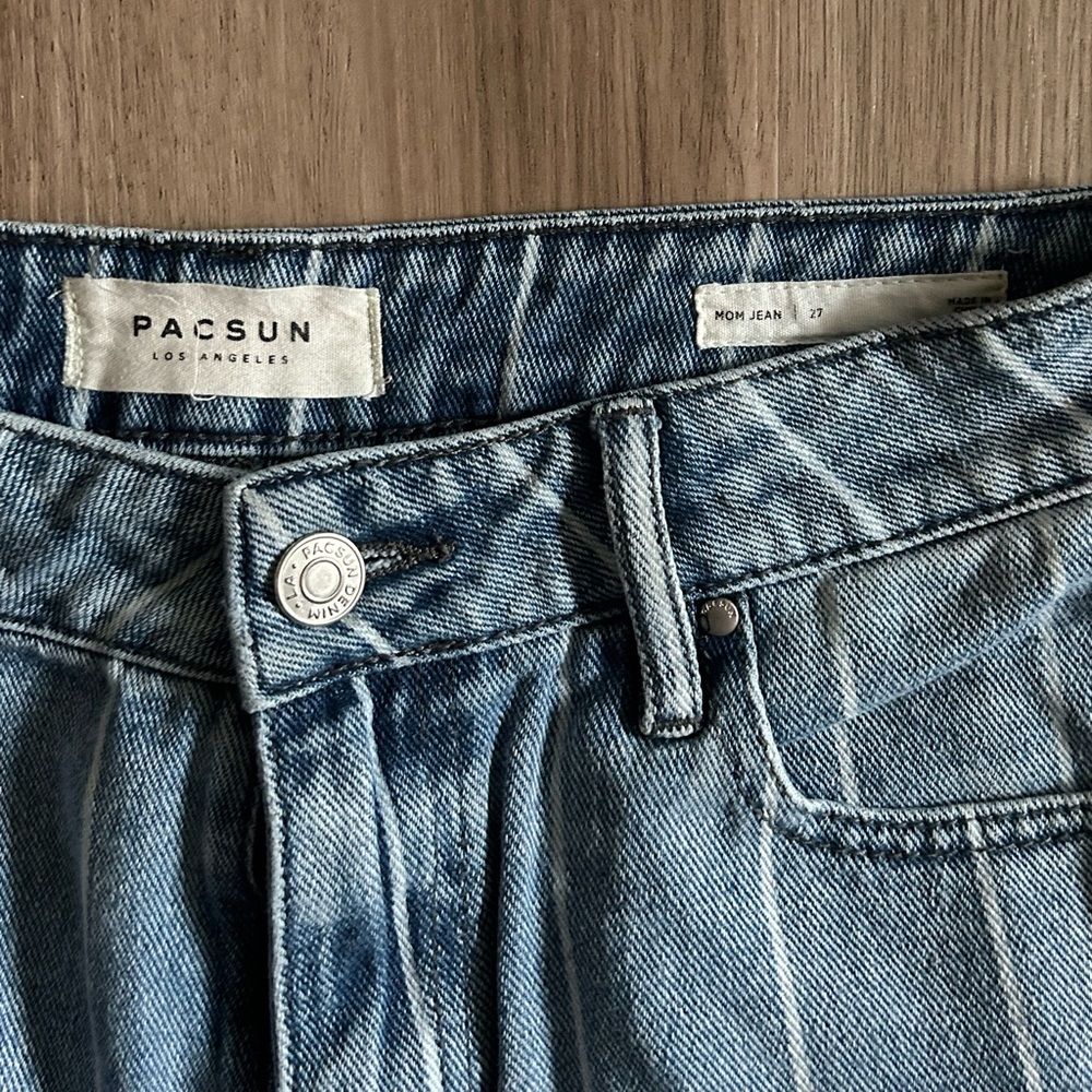 PacSun Pinstripe Mom Jeans - Picture 3 of 7